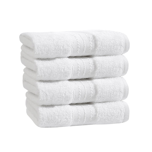 True Luxury + Pure Supima Cotton 4pk Hand Towel