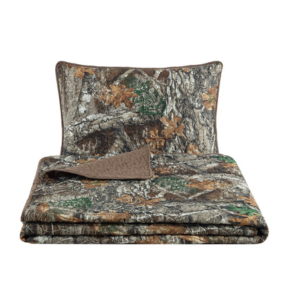 Realtree Edge Camouflage Quilt Set