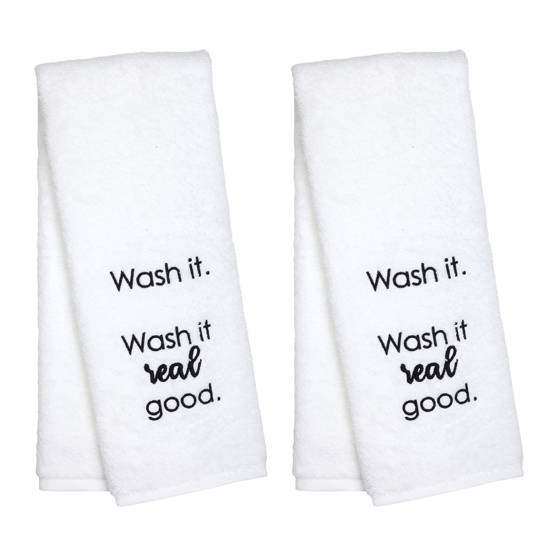 Mill & Thread 2pc Embroidered Hand Towel - Wash It, Wash It Real Good –  1888 Mills, LLC