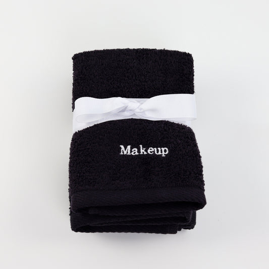 Mill & Thread Black Makeup Removing Washcloth